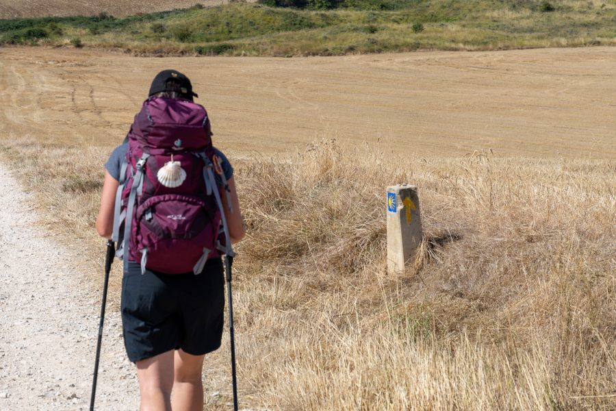 Camino Backpack on Trail