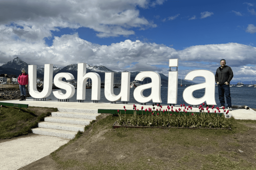 Ushuaia Argentina - City sign