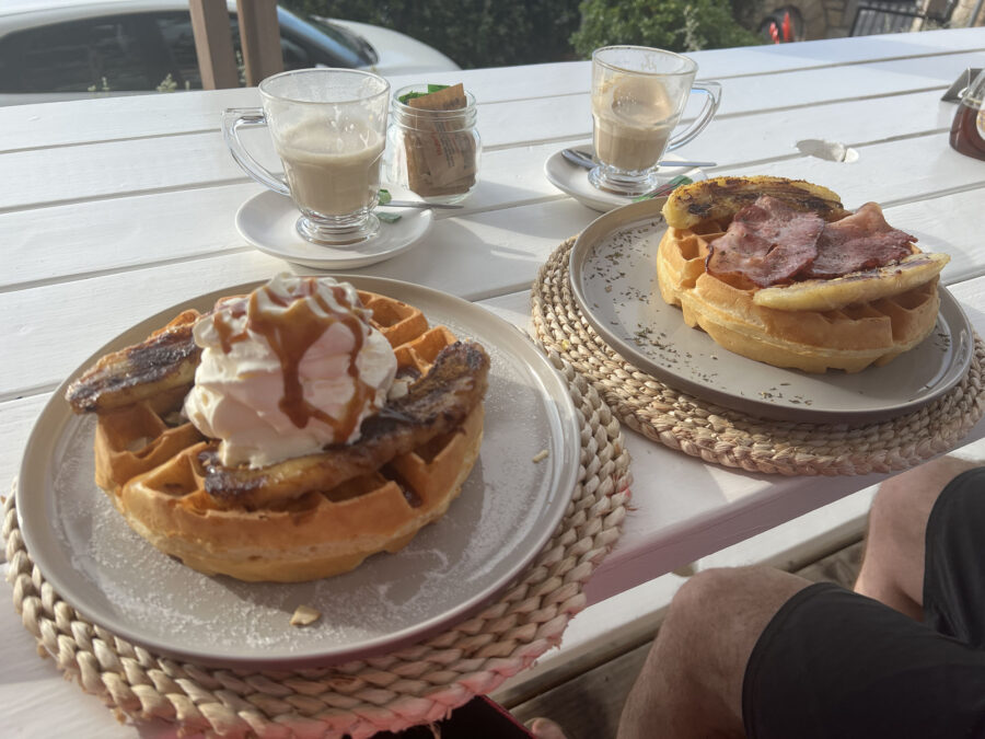 waffles & co, kalk bay, cape town, south africa, breakfast